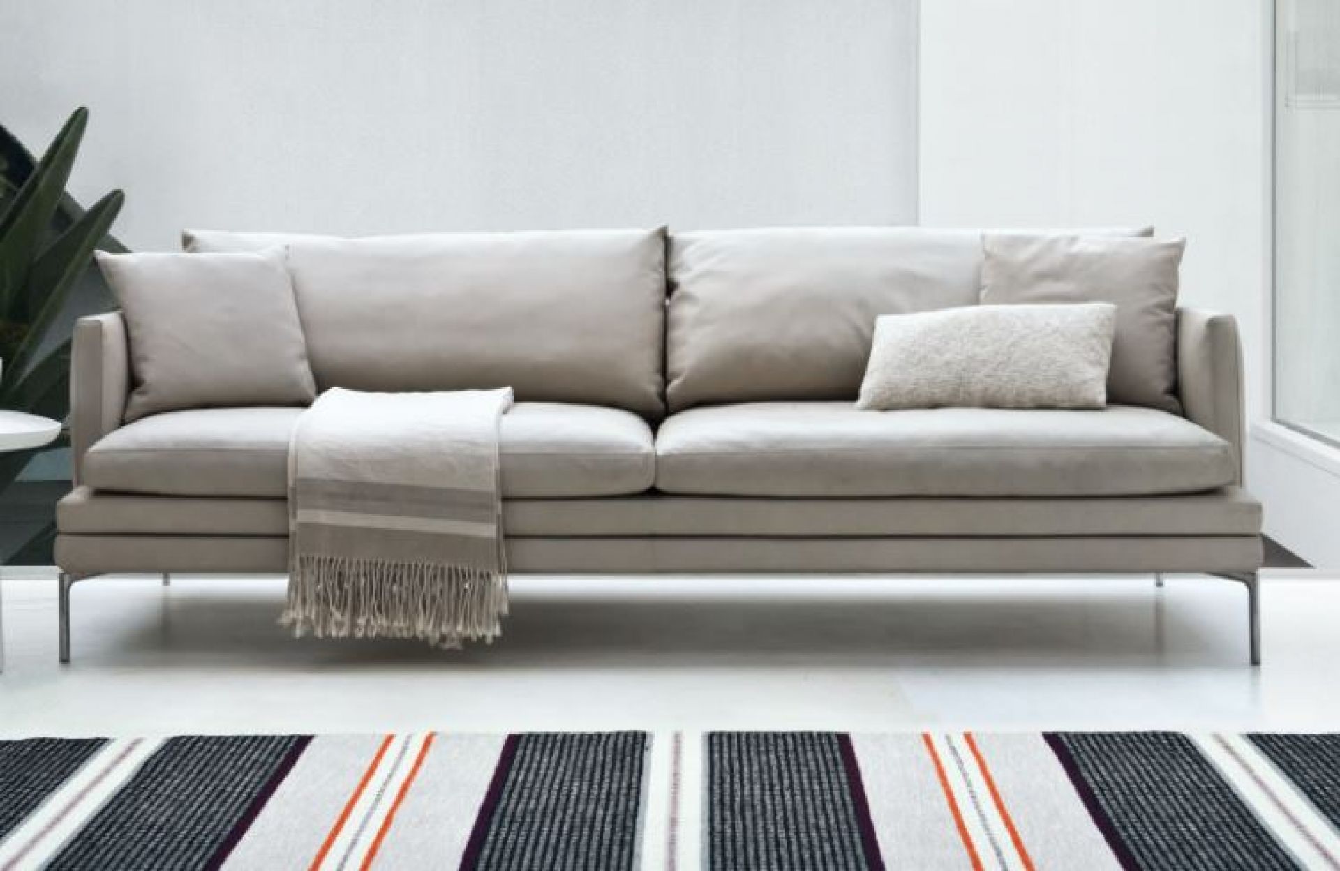 Liam Overstuffed Feather Ottoman | Luxurious Comfort – CHITA